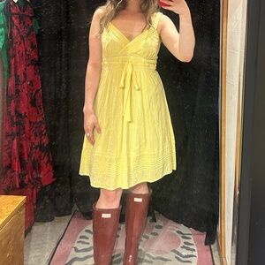 Yellow Handmade Summer Dress